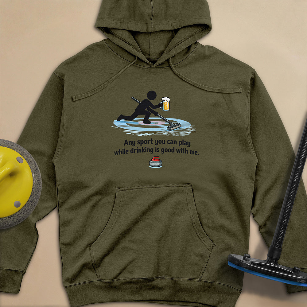 Drink and Play Unisex Midweight Hoodie