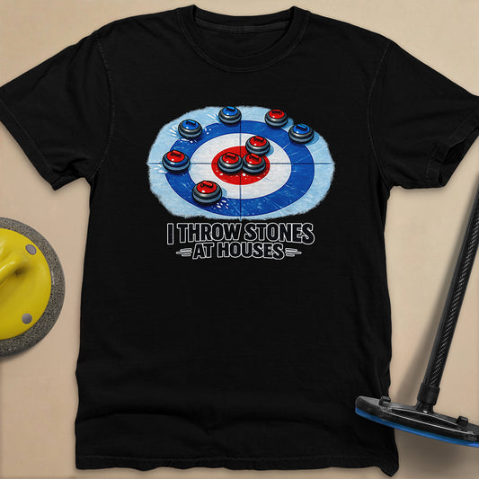 I Throw Stones at Houses Unisex Garment-Dyed Heavyweight T-Shirt