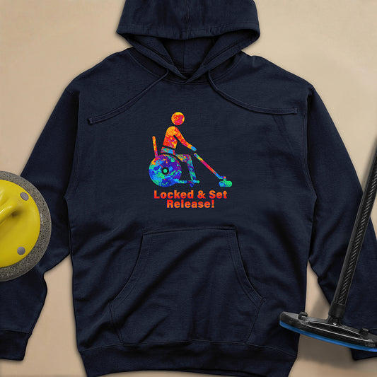 Wheelchair Curling Unisex Midweight Hoodie