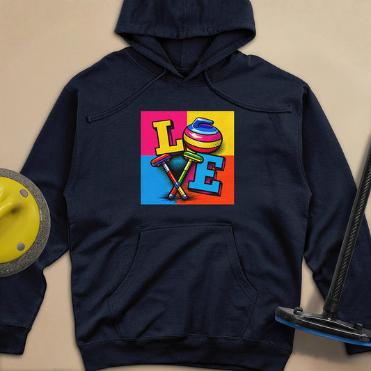 LOVE Unisex Midweight Hoodie