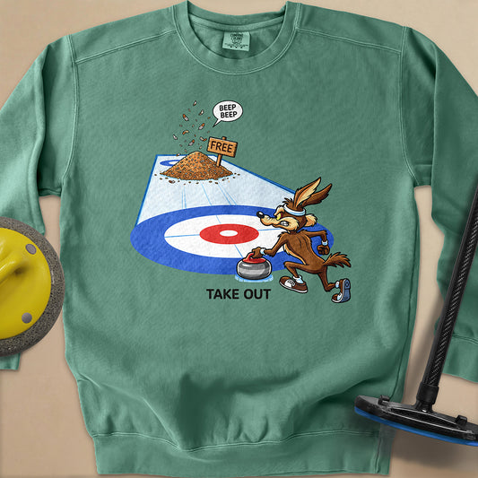 Take Out Unisex Garment-Dyed Sweatshirt