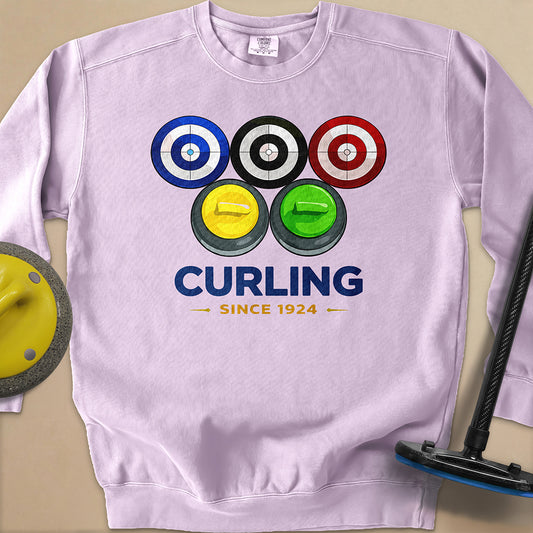 Olympic Rings Unisex Garment-Dyed Sweatshirt
