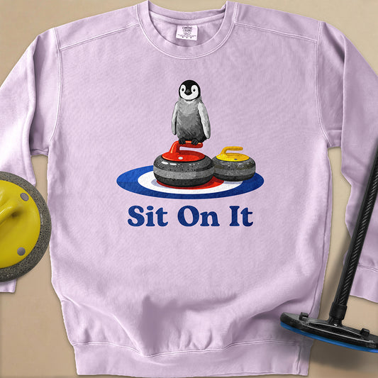 Sit On It Unisex Garment-Dyed Sweatshirt