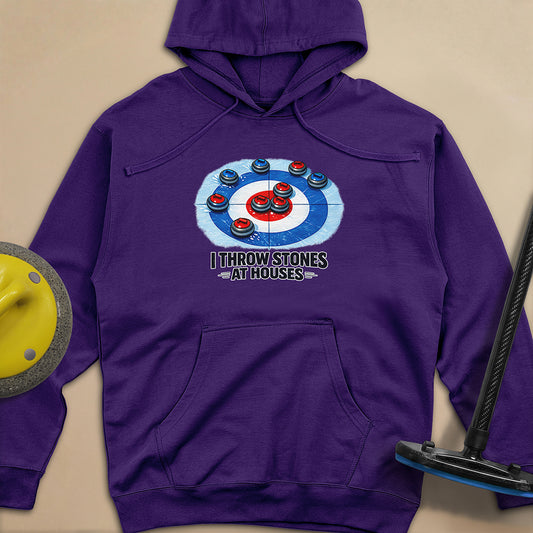 I Throw Stones at Houses Unisex Midweight Hoodie