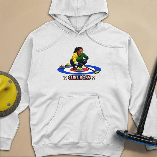 Curl Boss (a) Unisex Midweight Hoodie