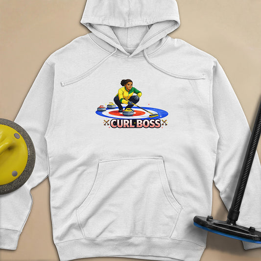 Curl Boss (B) Unisex Midweight Hoodie