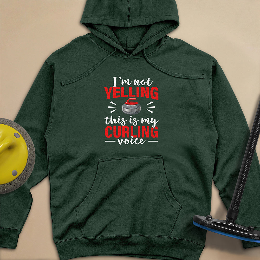 I'm Not Yelling Unisex Midweight Hoodie