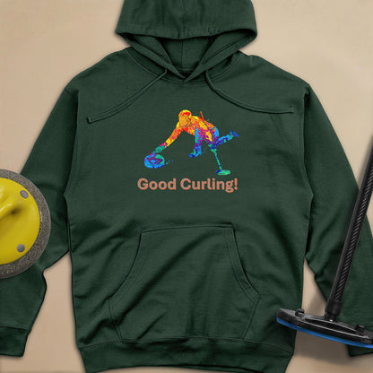 Good Curling Unisex Midweight Hoodie