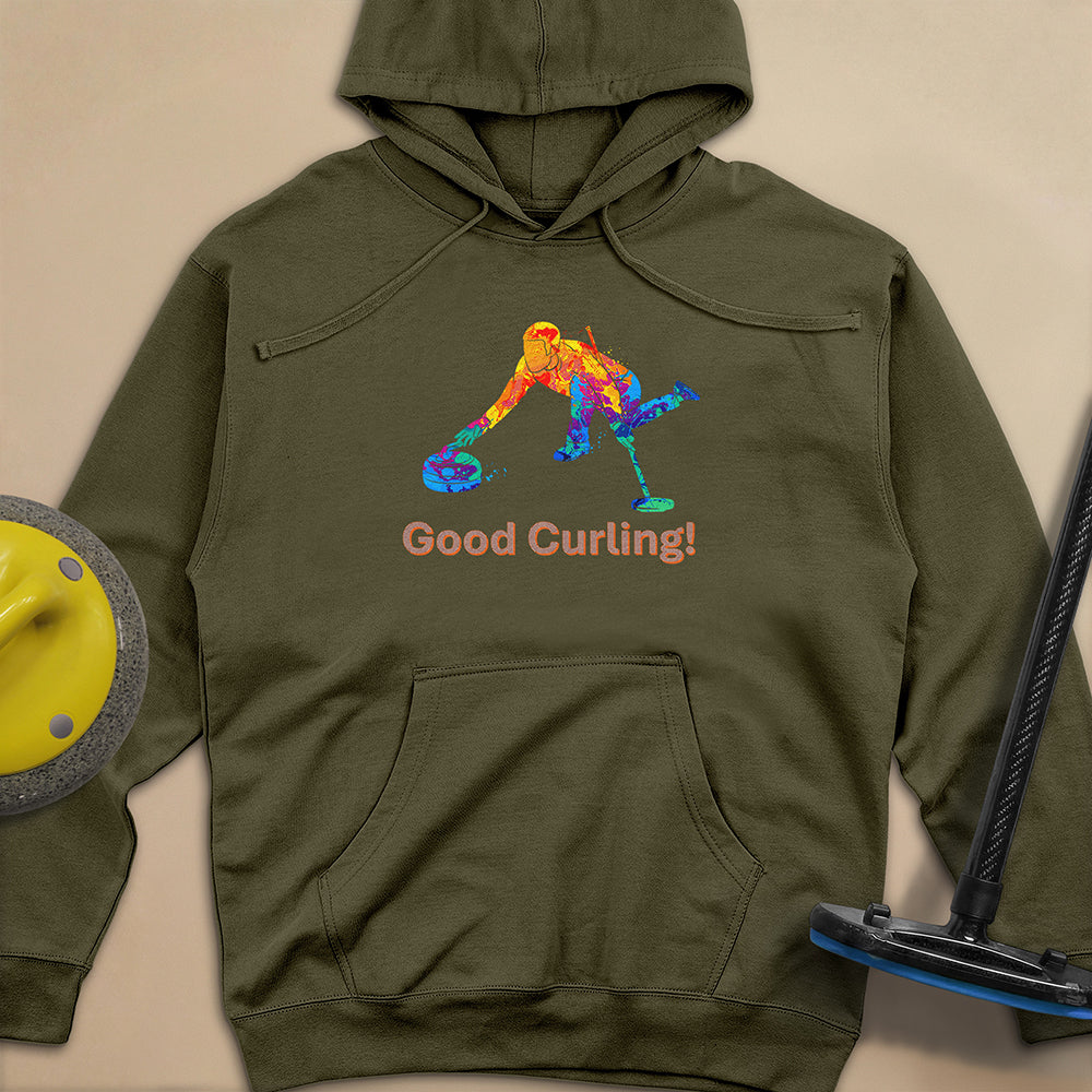 Good Curling Unisex Midweight Hoodie