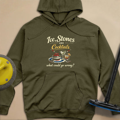 Ice, Stones and Cocktails Unisex Midweight Hoodie