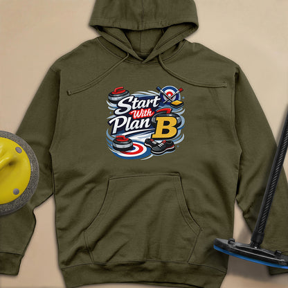 Start with Plan B Unisex Midweight Hoodie