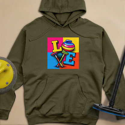 LOVE Unisex Midweight Hoodie