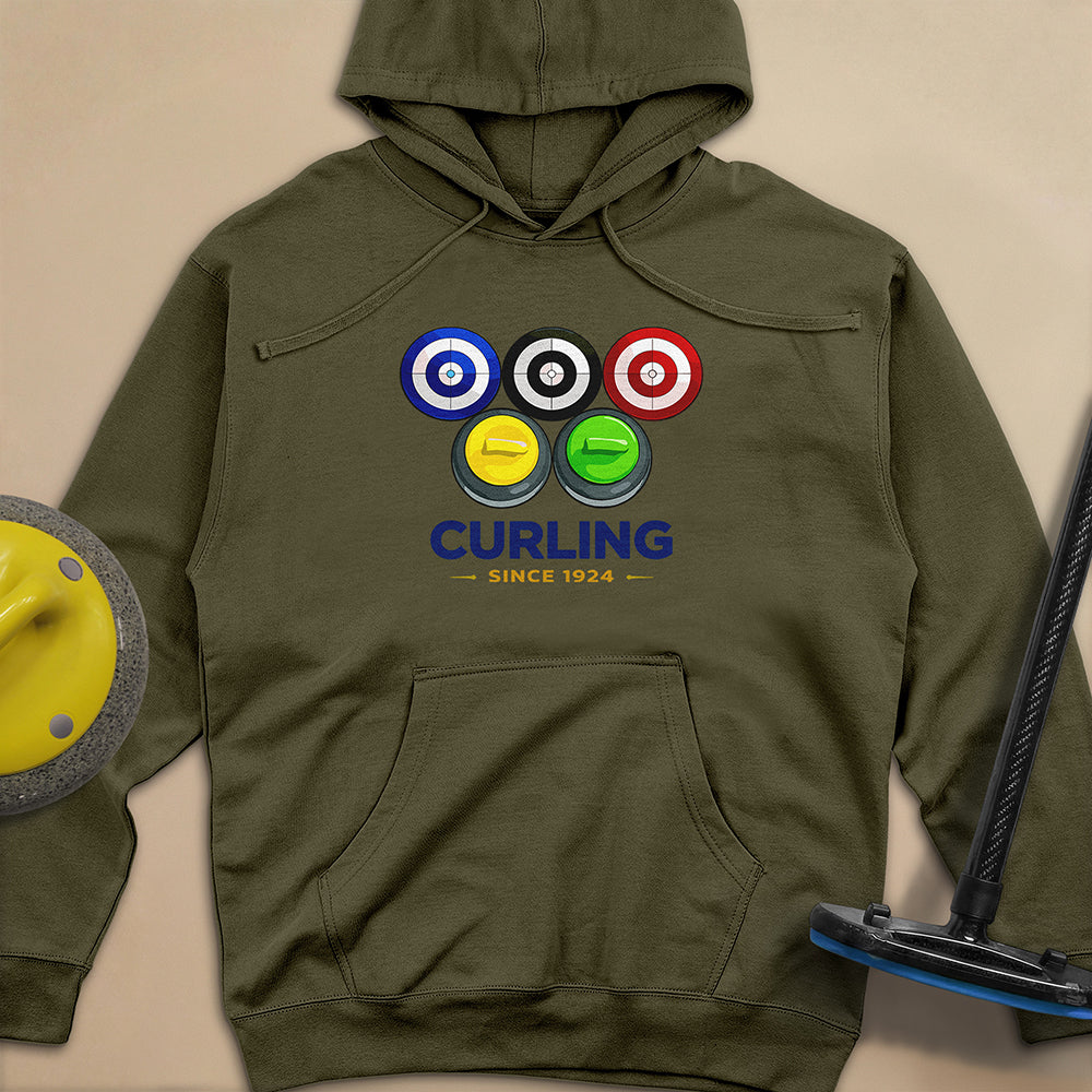Olympic Rings Unisex Midweight Hoodie