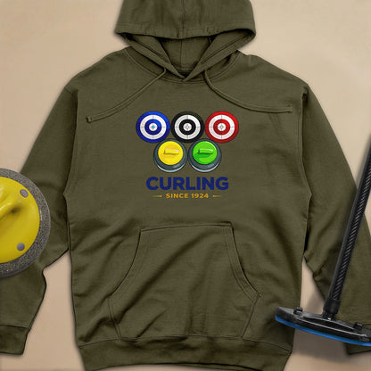 Olympic Rings Unisex Midweight Hoodie