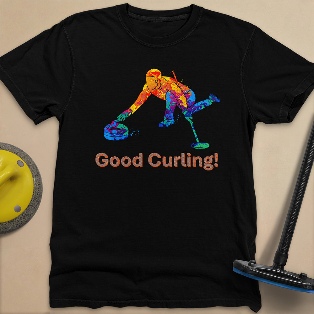 Good Curling Unisex Garment-Dyed Heavyweight T-Shirt