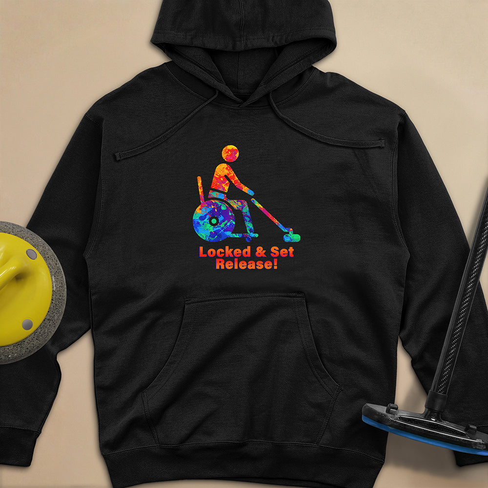 Wheelchair Curling Unisex Midweight Hoodie