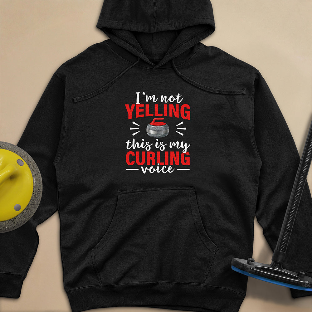 I'm Not Yelling Unisex Midweight Hoodie
