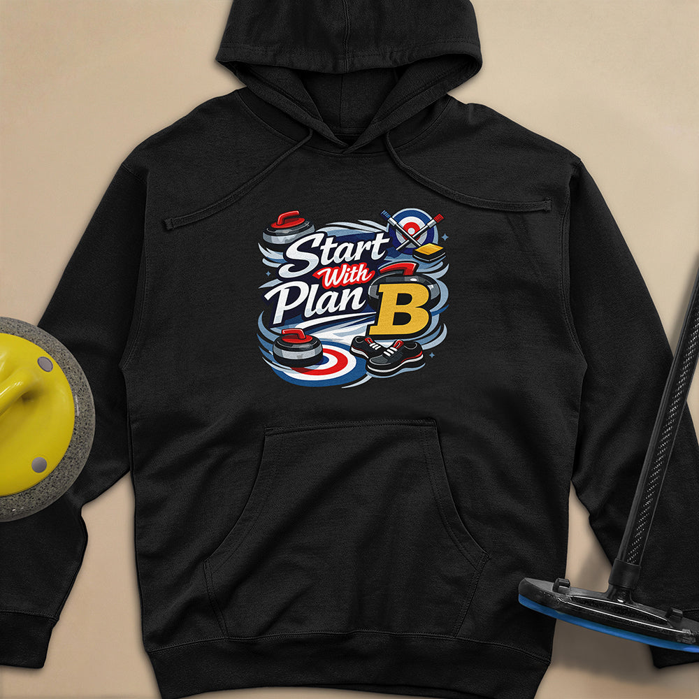 Start with Plan B Unisex Midweight Hoodie