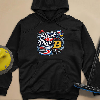 Start with Plan B Unisex Midweight Hoodie