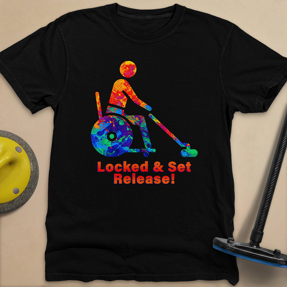 Wheelchair Curling Unisex Garment-Dyed Heavyweight T-Shirt