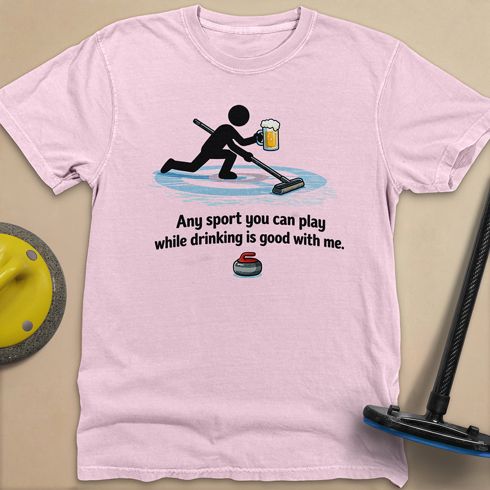 Drink and Play Unisex Garment-Dyed Heavyweight T-Shirt