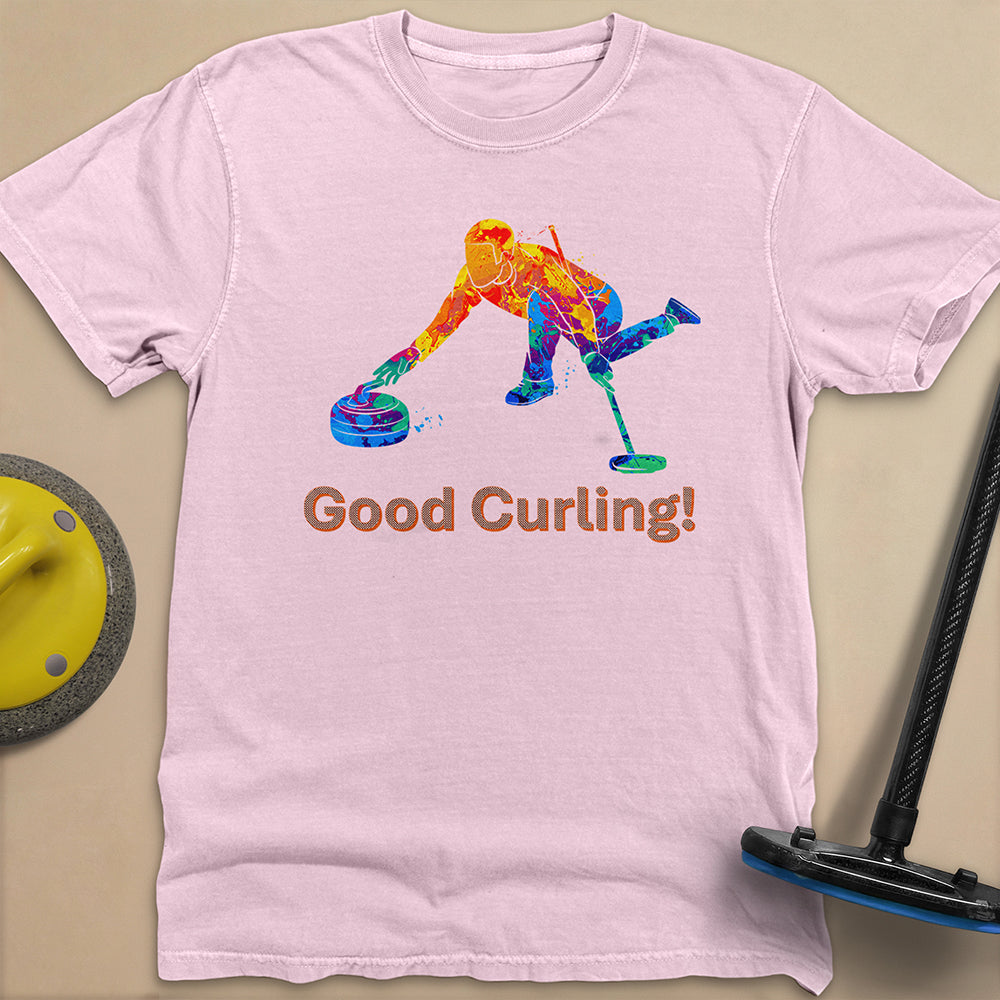Good Curling Unisex Garment-Dyed Heavyweight T-Shirt