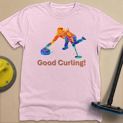 Good Curling Unisex Garment-Dyed Heavyweight T-Shirt