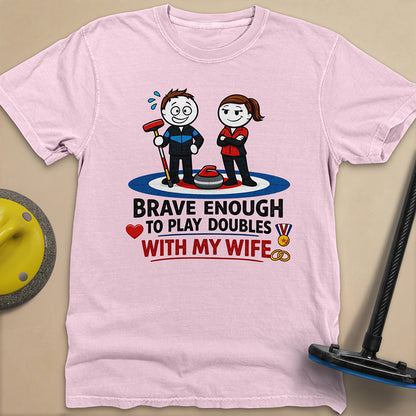 Brave Enough Unisex Garment-Dyed Heavyweight T-Shirt