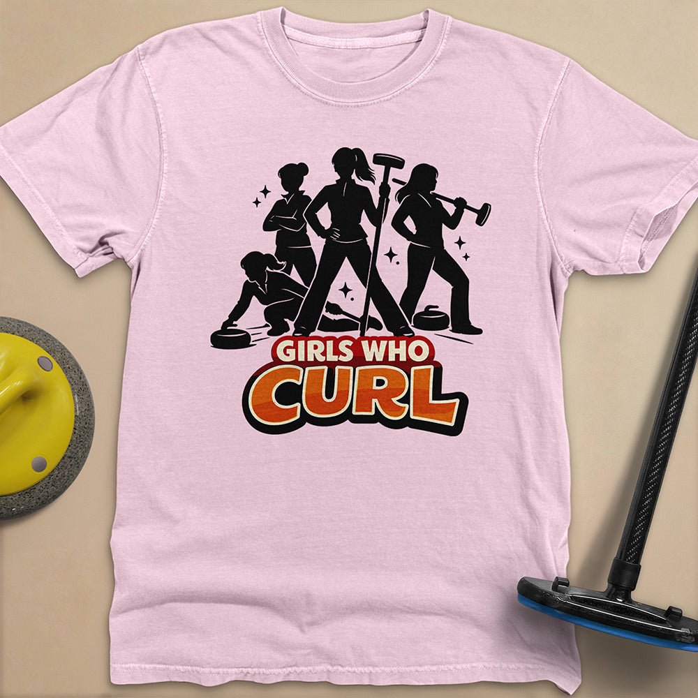 Girls Who Curl Unisex Garment-Dyed Heavyweight T-Shirt