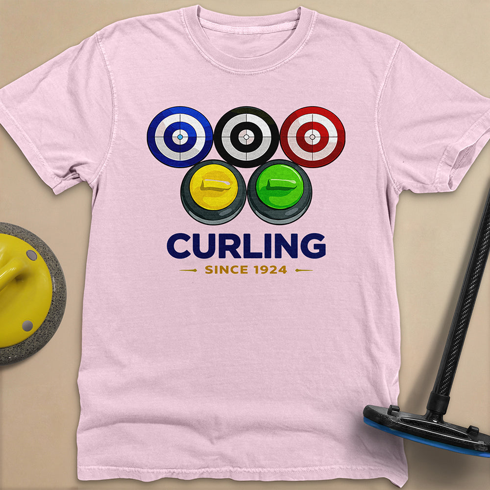 Olympic Rings Unisex Garment-Dyed Heavyweight T-Shirt