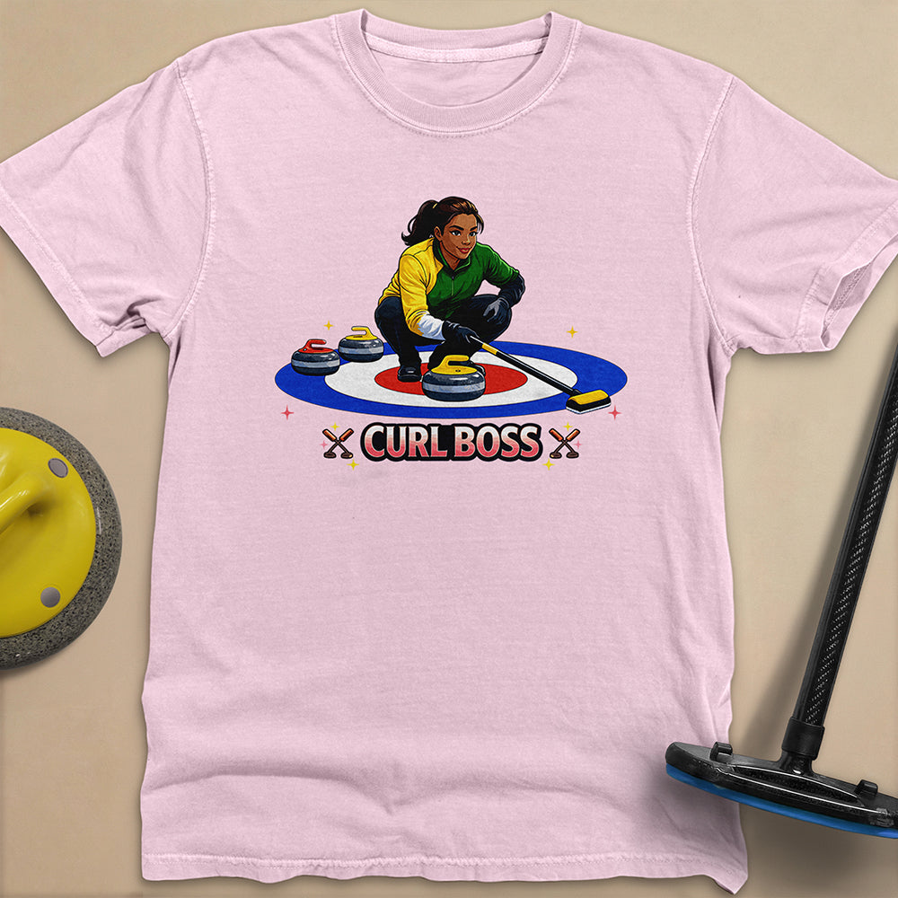 Curl Boss (A) Unisex Garment-Dyed Heavyweight T-Shirt