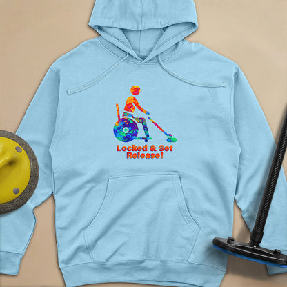 Wheelchair Curling Unisex Midweight Hoodie