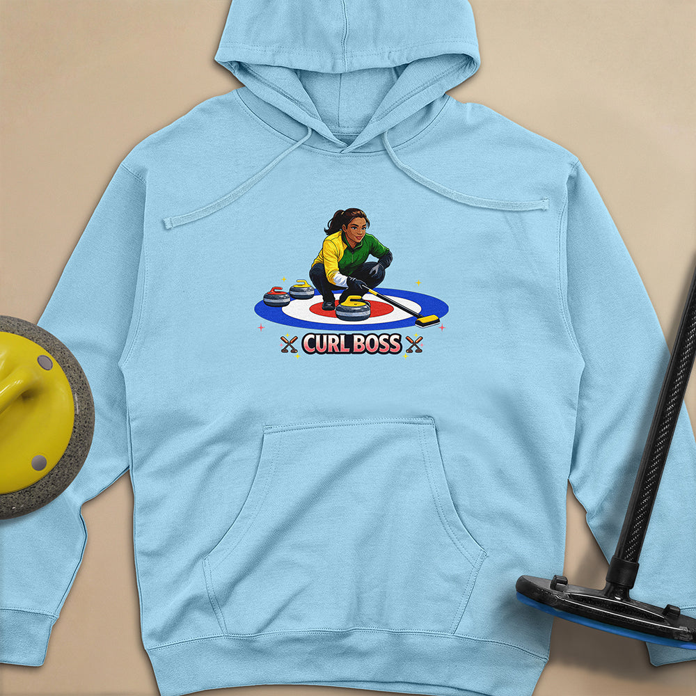 Curl Boss (A) Unisex Midweight Hoodie