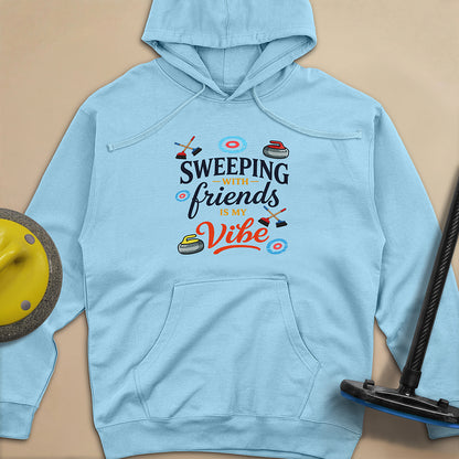 Sweeping With My Friends Unisex Midweight Hoodie