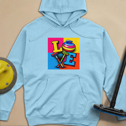 LOVE Unisex Midweight Hoodie