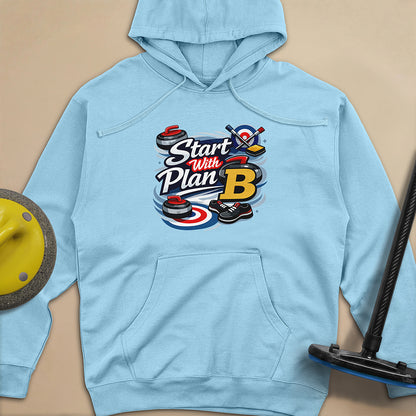Start with Plan B Unisex Midweight Hoodie