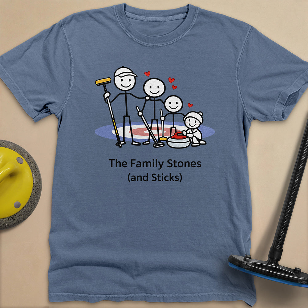 The Family Stones Unisex Garment-Dyed Heavyweight T-Shirt