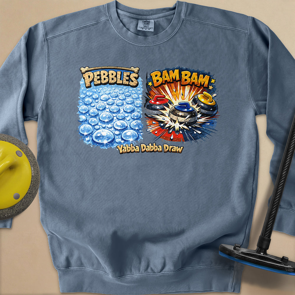 Yabba Dabba Draw Unisex Garment-Dyed Sweatshirt