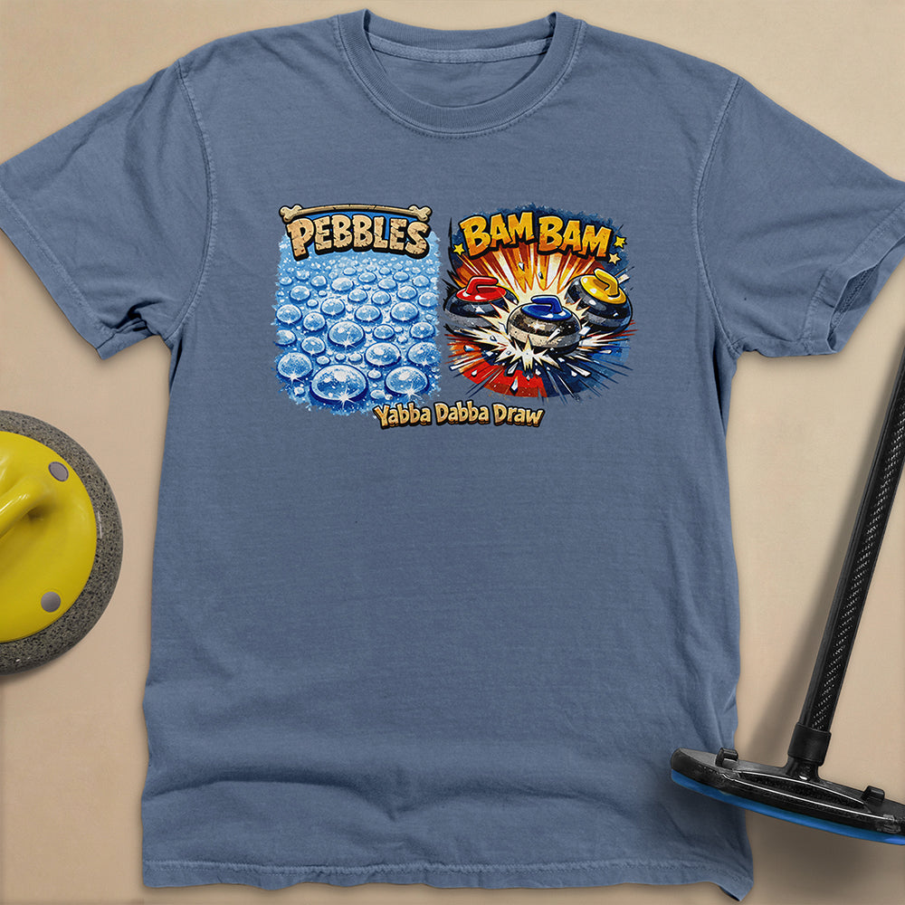 Yabba Dabba Draw Unisex Garment-Dyed Heavyweight T-Shirt