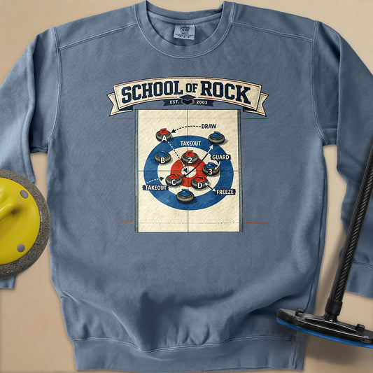 School of Rock Unisex Garment-Dyed Sweatshirt