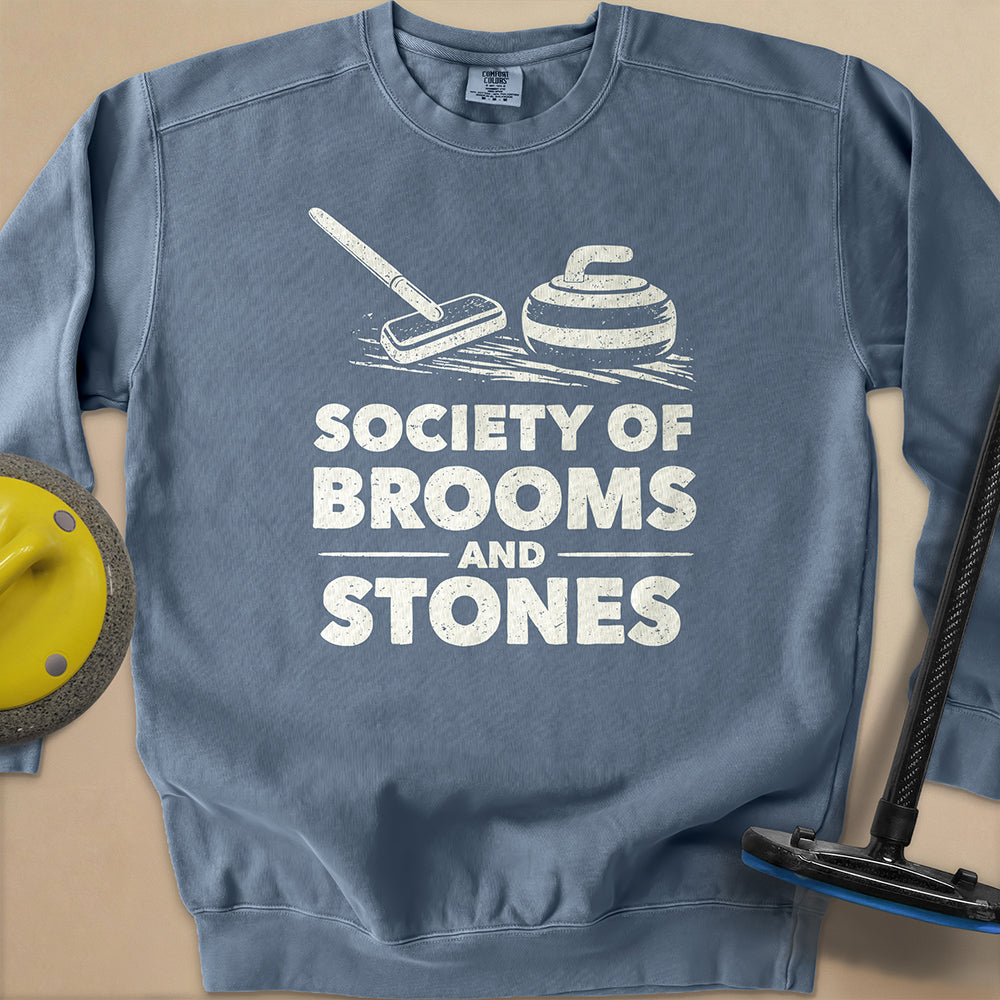 Society of Brooms and Stones Unisex Garment-Dyed Sweatshirt