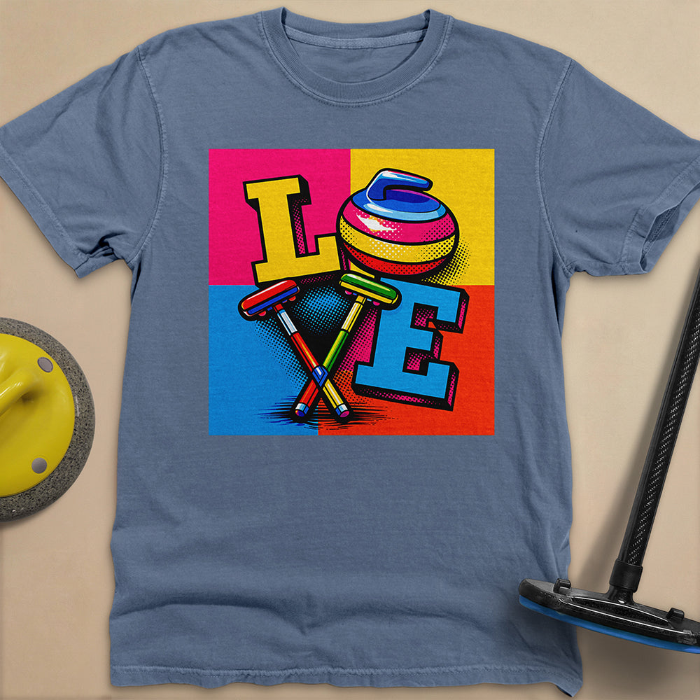 LOVE Unisex Garment-Dyed Heavyweight T-Shirt