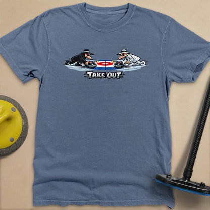 Take Out Toons Unisex Garment-Dyed Heavyweight T-Shirt
