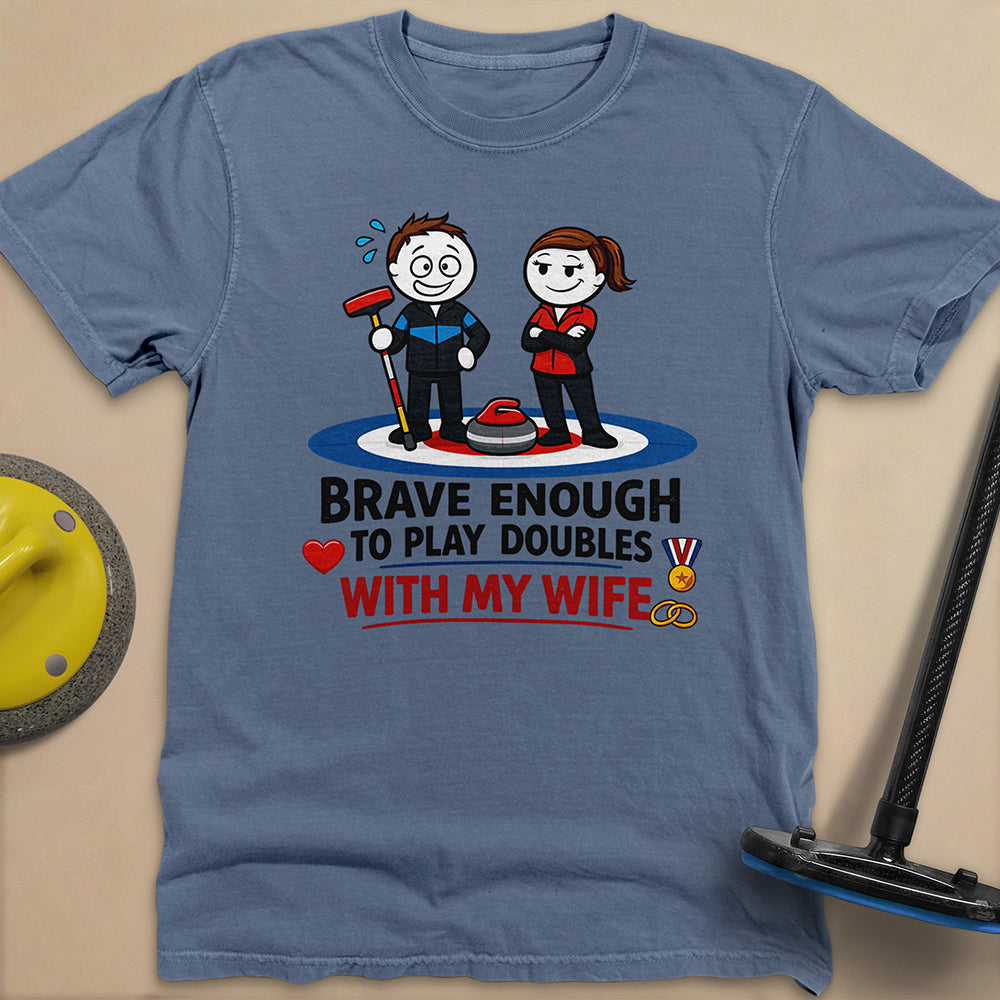 Brave Enough Unisex Garment-Dyed Heavyweight T-Shirt