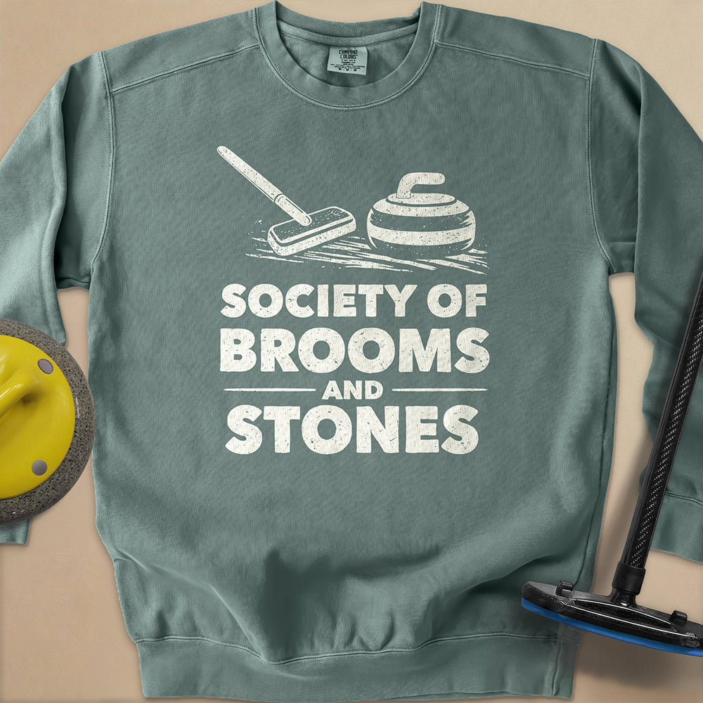 Society of Brooms and Stones Unisex Garment-Dyed Sweatshirt