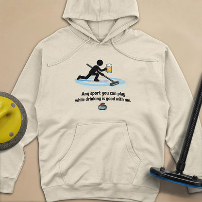 Drink and Play Unisex Midweight Hoodie