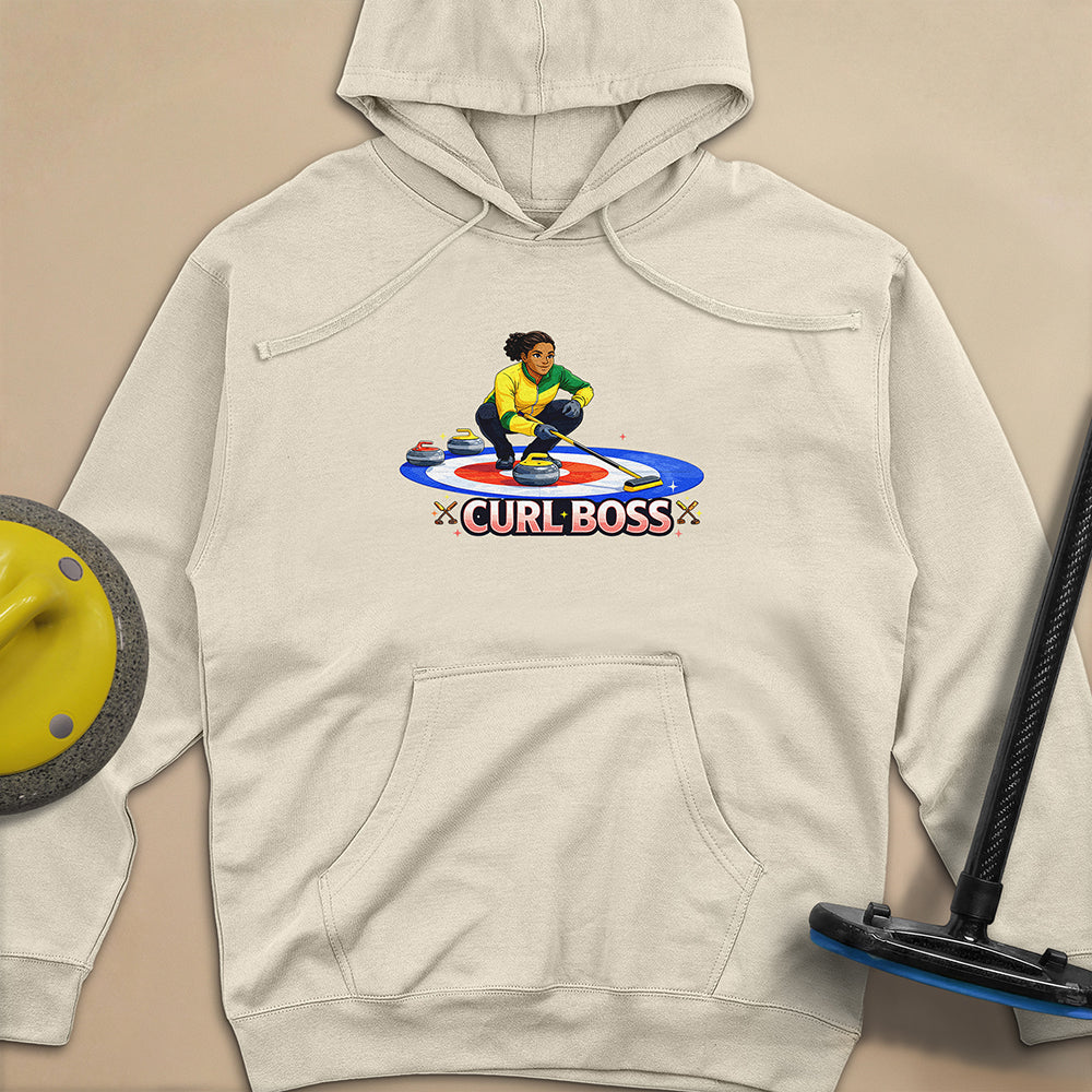 Curl Boss (B) Unisex Midweight Hoodie