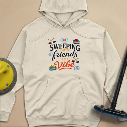 Sweeping With My Friends Unisex Midweight Hoodie