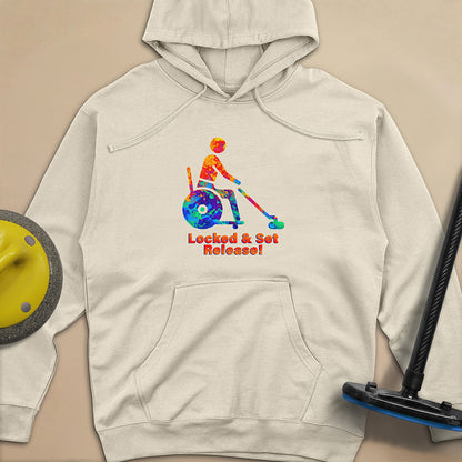 Wheelchair Curling Unisex Midweight Hoodie