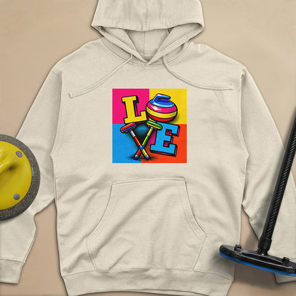 LOVE Unisex Midweight Hoodie